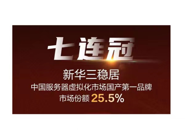 七连冠！新华三稳居服务器虚拟化国产品牌第一