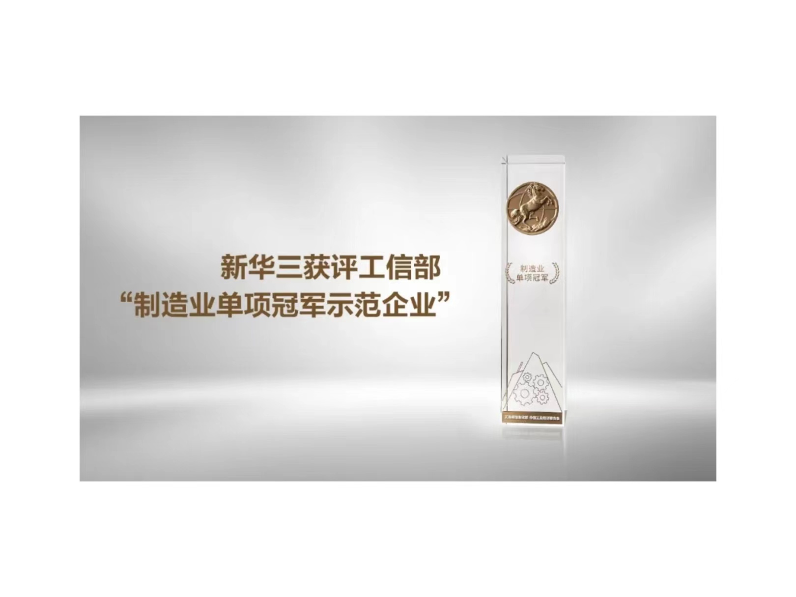 实“智”名归！新华三入选工信部第六批制造业单项冠军名单