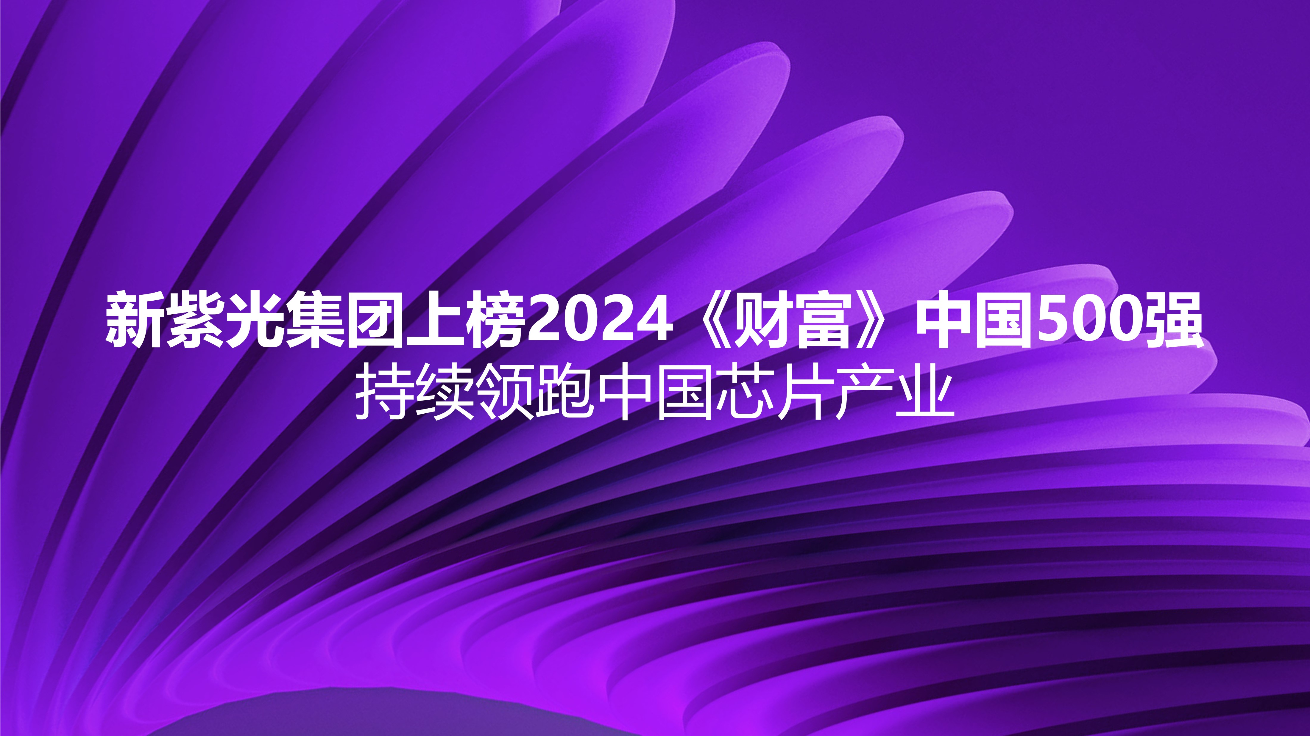 新总集团上榜2024《财富》中国500强，持续领跑中国芯片产业